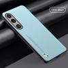 Carbon Fiber Plain Leder Telefon Fällen Für Sony Xperia 10 VI 5 V 1 IV Matte Silikon Weiche Stoßstange Abdeckung Für sony Xperia 1 VI 10 V 5 IV