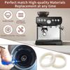 8 Pcs Felt Gasket Replacement for Breville Espresso Machine Grinders, Felt Washer Replacemen Compatible with BES870, BES878, BES880, BES980, BES990,