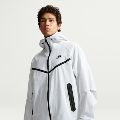 Nike Jackets Men s Ecru/Ecru/Black Hooded Moderate Other M
