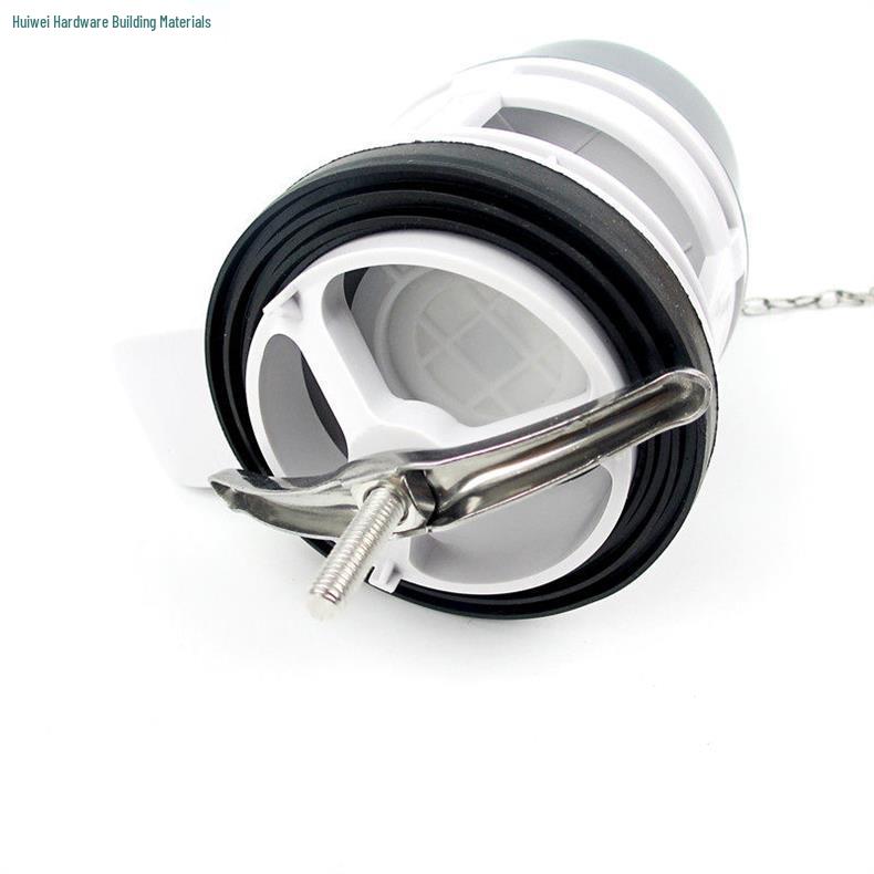 Vintage One-Piece Toilet with Side Flush Pull Chain and Valve Set