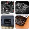 Cablecc 5Gbps Type-E USB 3.1 Front Panel Socket & USB 2.0 To PCI-E 1X Express Card VL805 Adapter for Motherboards, Black PCI-E Card