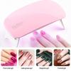 6W Mini Nail Lamp Nail Dryer Machine UV LED Lamp Portable USB Cable Drying Lamp For Gel Varnish