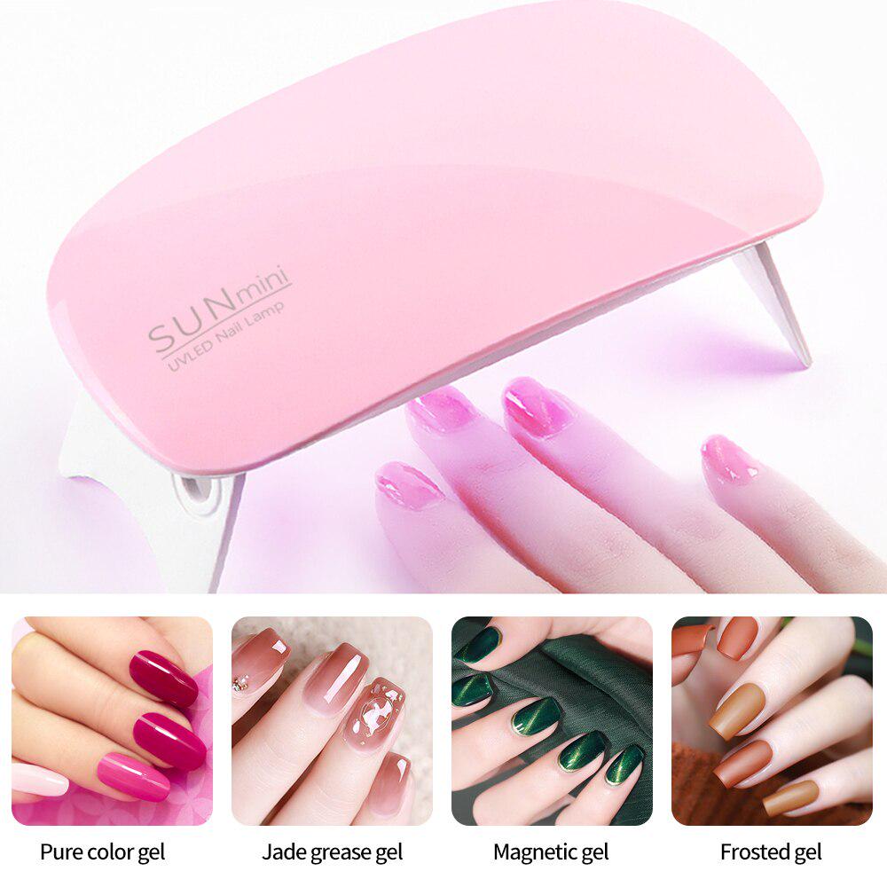 6W Mini Nail Lamp Nail Dryer Machine UV LED Lamp Portable USB Cable Drying Lamp For Gel Varnish