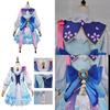 Halloween Carnival Party Costume Genshin Impact Kamisato Ayaka Cosplay Wig Dress