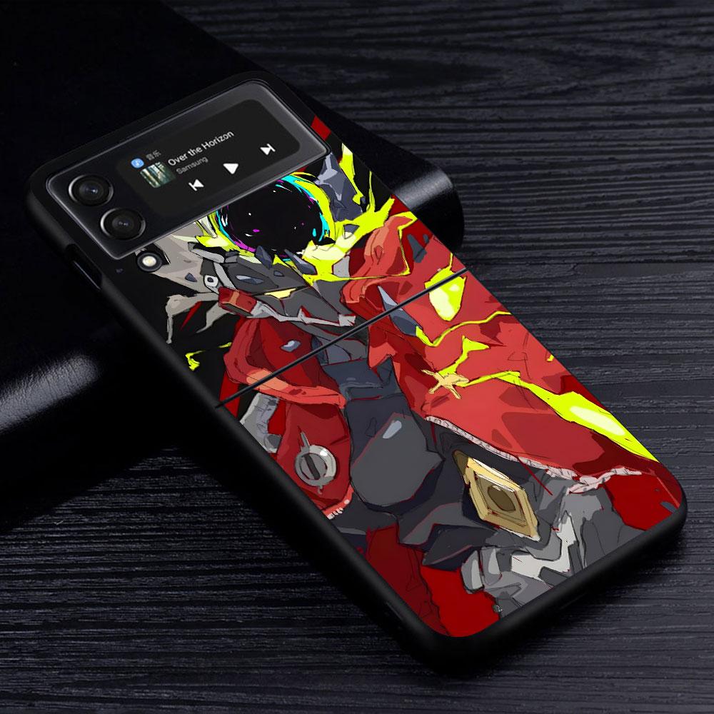 Billy the Kid Zenless Zone Zero Case for Samsung Galaxy Z Flip4 Flip3 5G Hard Phone Shell Z Flip 4 3 Black Zflip4 Zflip3 Cover