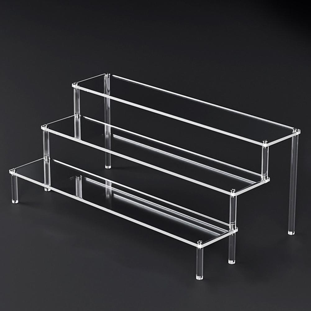 25 Layers Acrylic Display Stand Featuring Transparent Material for Perfume Figurine Jewelry and Collectible Display