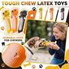 Squeaky Dog Toys For Aggressive Chewers, Cute  Shaped Latex Dog Chew Toys,  Interactive Puppy Teething Toys For Small Medium Large Dogs