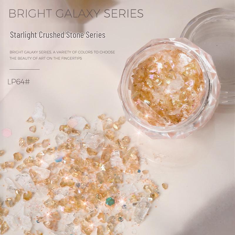 Irregular Starlight Crushed Stone Aurora Nail Art Accessories