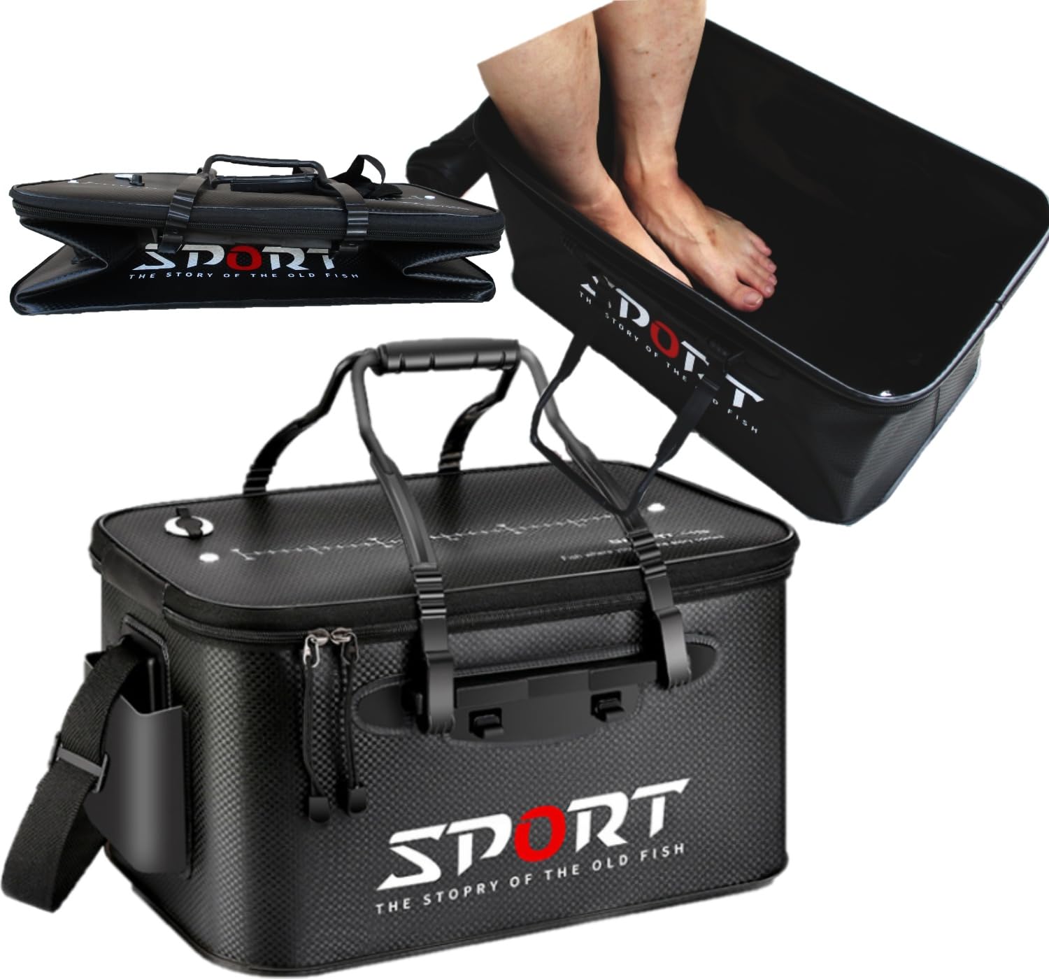 

Складное ведро для серфинга с водой Удобное 50 л JP-SAKURA Ведро, Квадратное, Крышка, Ведро, Пляж, Предмет, (Черный, Л) чёрный