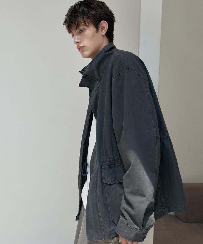 WEDNESDAY OASIS Washed Twill Out-Pocket Jacket_Gray(Wcb6Ot04)