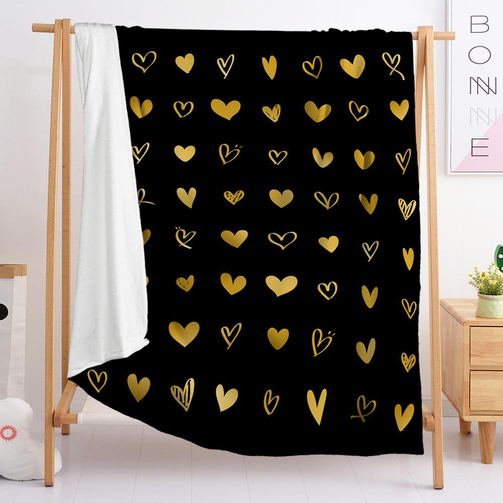 Flannel Blanket Bedroom Blanket European And American Size Blanket Digital Printing