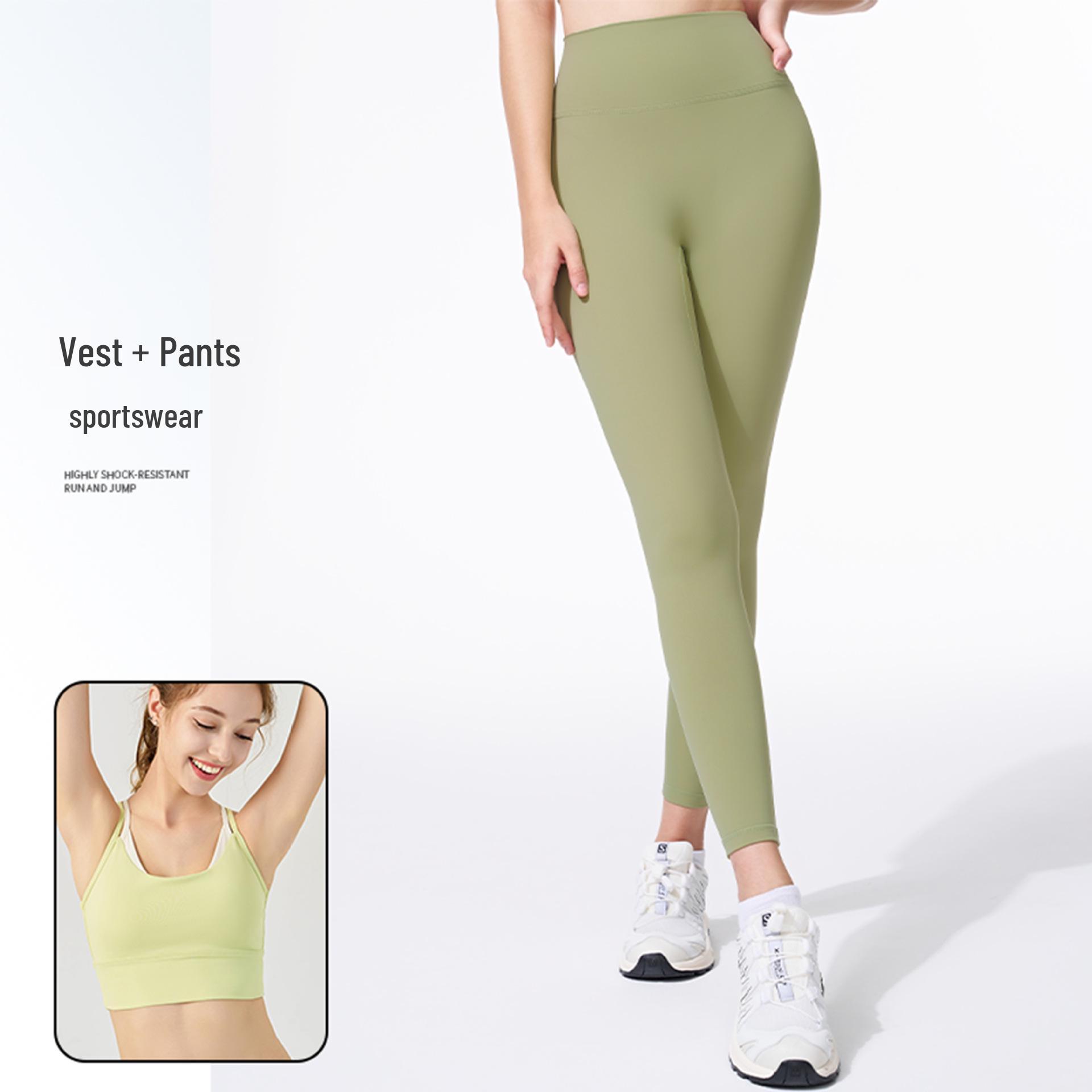 

Женский высококачественный костюм для йоги из двух частей - осенне-зимняя одежда для спорта и фитнеса на открытом воздухе Large