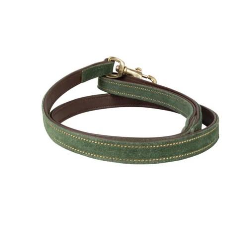 Benji & Flo Noble Suede Dog Lead