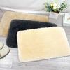 Tappetino Assorbente Antiscivolo per Porta del Bagno - Tappetino a Pelo Lungo per Piedi e Tappeto da Camera da Letto per il Lato del Letto