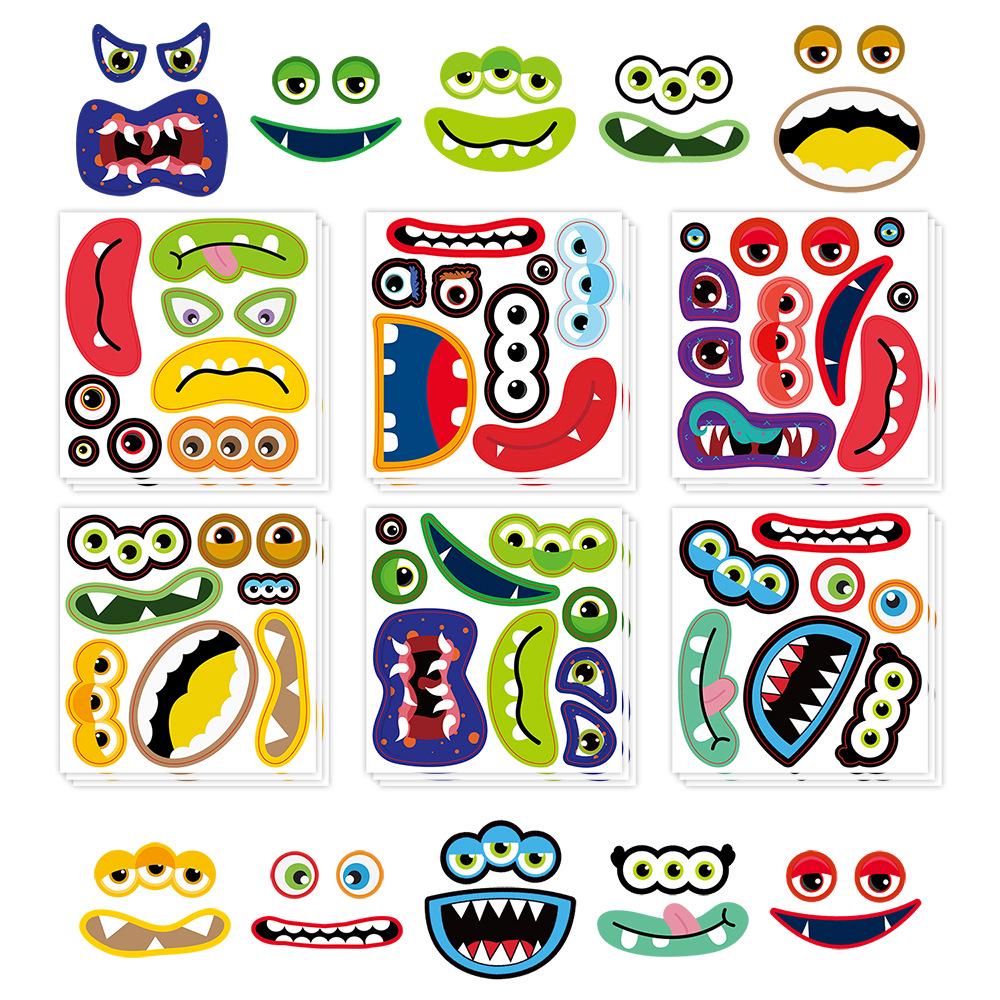 

Creative Emoji Doodle Stickers: Fun DIY Cartoon Toy for Kids