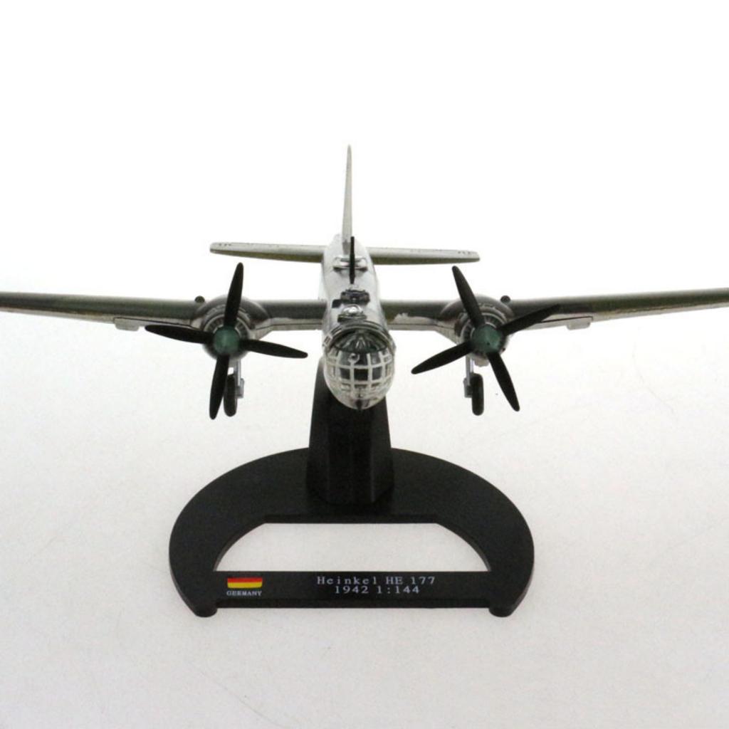 1/144 Alloy WWII Germany Heinkel He 177 Attack Plane Model Restore Original Airplane Diecast Airplanes For Decoration Collection