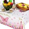 Butterfly Disposable Tablecloth Butterfly Hawaii Mermaid Birthday Party Decor Kids Wedding Party Supplies Baby Shower