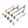 1Pcs Single-Hole Drawer Knob Aluminum Alloy Cupboard Handle Vintage Furniture Handle French Cabinet & Wardrobe Door Pulls