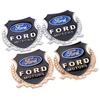 3D Metal Car Badge Body Trunk Sticker Auto Window Refit Decal Accessories For Ford Ranger Focus Kuga Mustang MAX Transit Mondeo