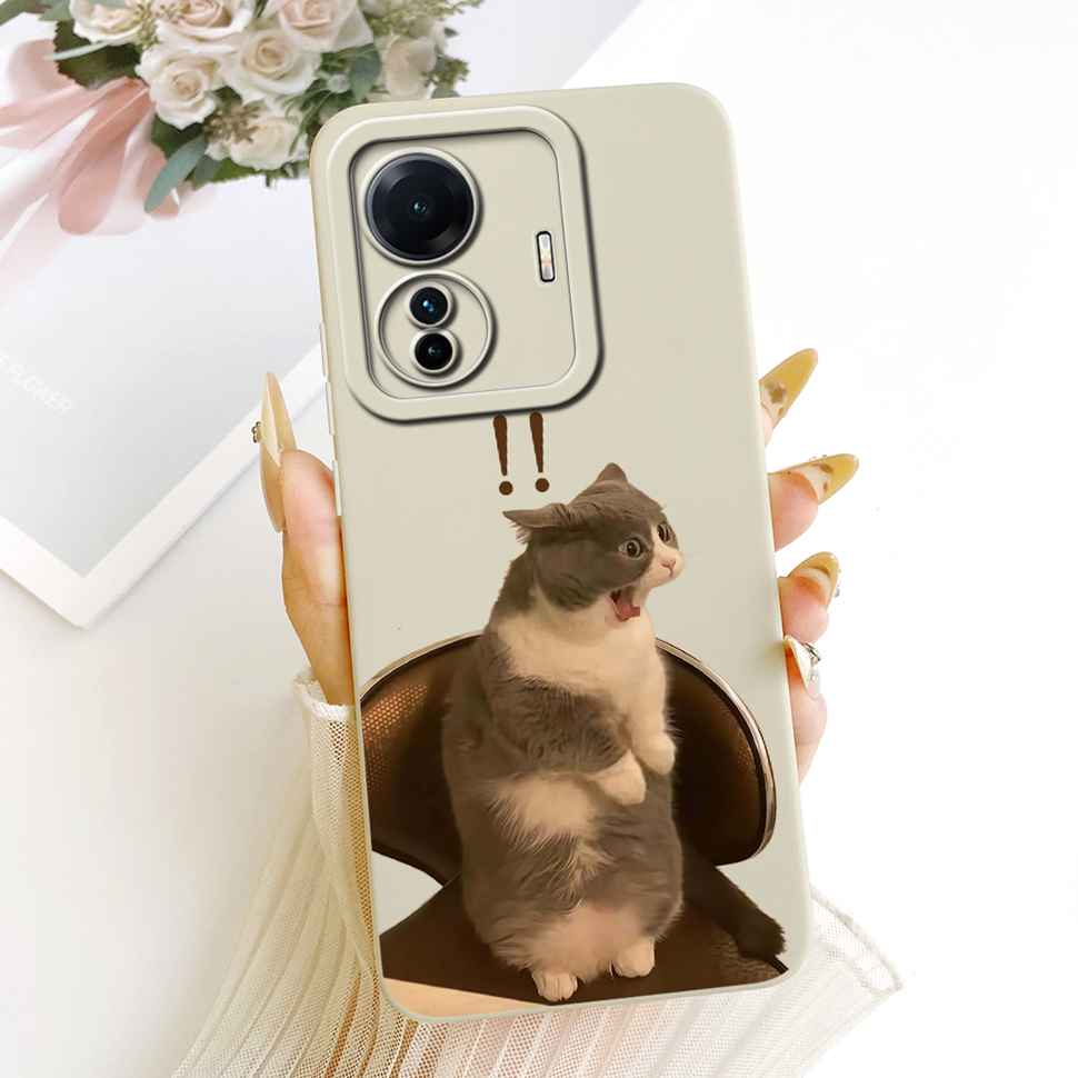 Für vivo S15e 5G V2190A Hülle Bunt Bemalte Blumen Silikonhülle Für Vivo S15e VIVO S15E 5G 6,44" Vollschutz Stoßfänger
