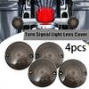 3 1/4" Smoked Turn Signal Light Cover Lens Trims Fit for Electra Glide Sportster