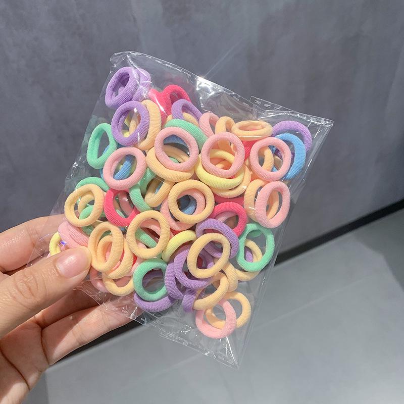 Elastic Hair Tie for Children and Women - Soft, Hair-Friendly Rubber Bands for Little Girls and Babies