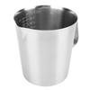 Messbecher aus Edelstahl Milchaufschäumkännchen mit Oz/ml-Markierung Milchaufschäumbecher mit Griff 1000 ml
