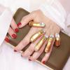 Fashion Exaggerated Personality Palm Ring Creative Diamond Encrusted Palm Advanced Women Rings Jewelry Accessories Gifts
