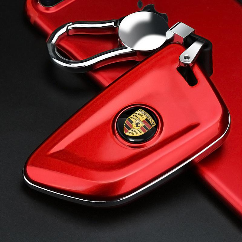 Car Lock Keyhole Stickers Door Lock Protect Car 3D Stickers For Porsche Boxster Cayenne Panamera Macan Cayman 911 918 996 917 991