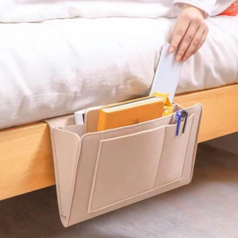 Große Kapazität Filz Aufbewahrungstasche Sofaseiten-Tasche für CDs Zeitschriften, Tablets Handys Kleinkram