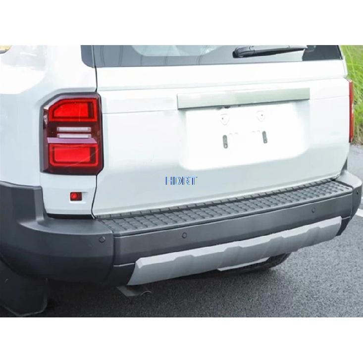 Car Styling Protector Decoration Accessories Rear Trunk Tail Gate Molding Trim For Toyota Land Cruiser 250 LC250 Prado 2024 +
