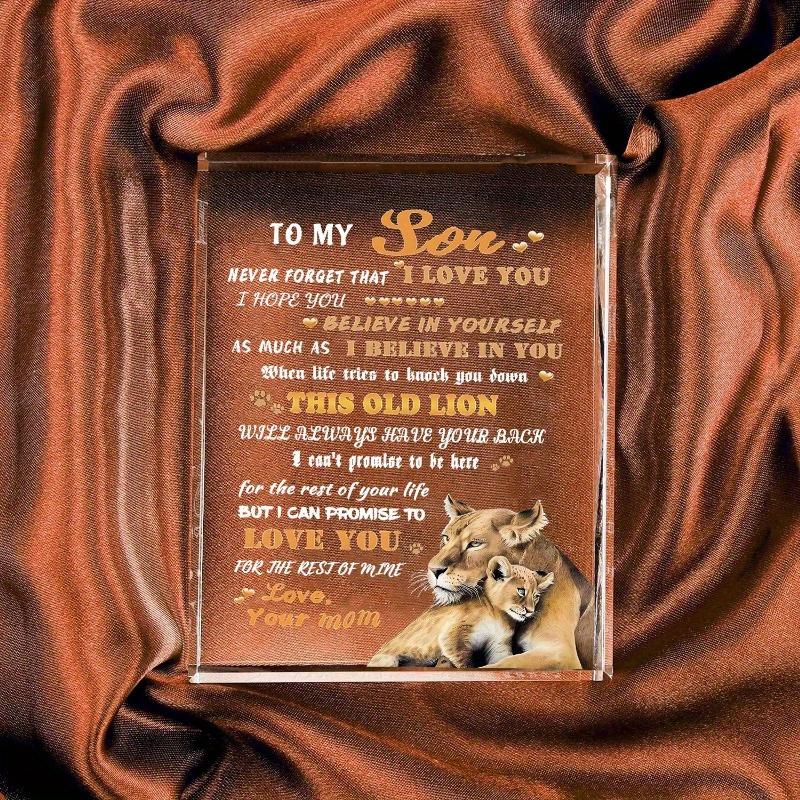 Meaningful Son's Gift: A Birthday Present from Mom and Dad, a Memento for the Son, an Inspirational Graduation Gift.