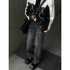 Minimalist Men'S Versatile Youth Fashion Jeans, New Loose Straight Leg Summer Pants, Men'S Temperament Trend