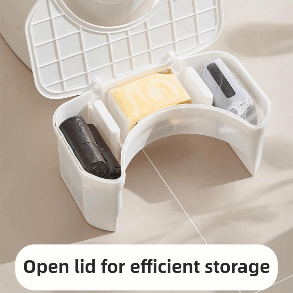 U-shaped Thickened Storage Box Waterproof Toilet Foot Stool Premium Squatty Potty  Adult