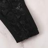 New Women Sexy Lace Bra Bandage Thong Garter Sleepwear Black Lingerie Set S-XL