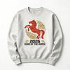 Happy New Year 2026 of The Horse Autumn and Winter Sweatshirt Party Long Sleeve Matching Hoodies Keep Warm  Adult Pullover