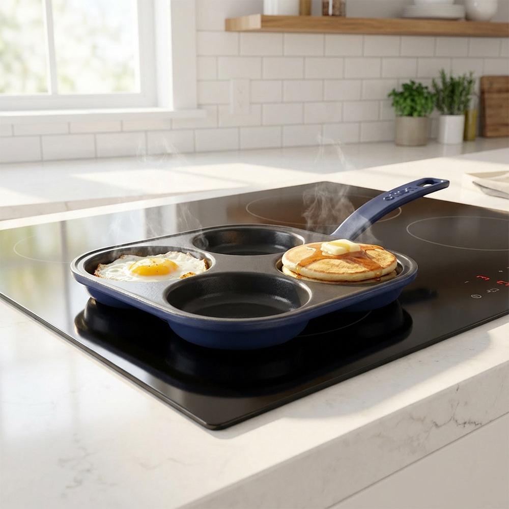 Patelnia Żeliwna Do Jajek Sadzonych Na Jajka Placki Naleśniki Pancakes