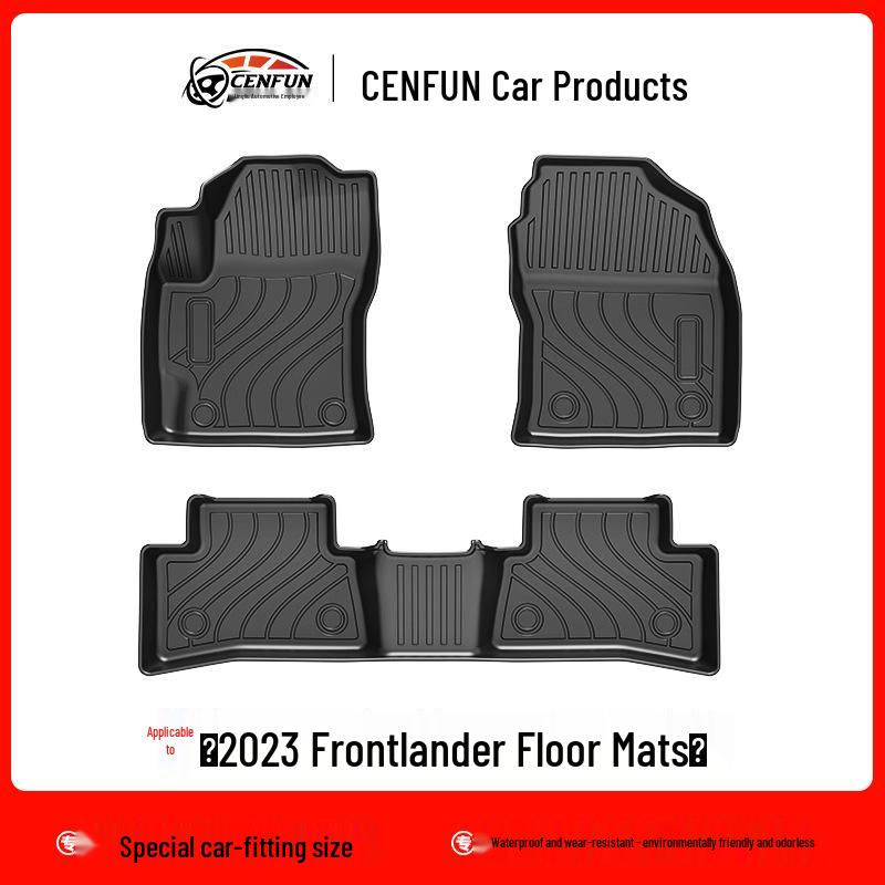 Eco-Friendly TPE Waterproof Floor Mats for 2022 Toyota Frontlander - Anti-Slip & Wear-Resistant.