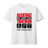 Pánské XL Vintage tričko Alcatraz Triathlon Dig Dash Dive Design San Francisco vintage Vyprané Pohodlné streetwear