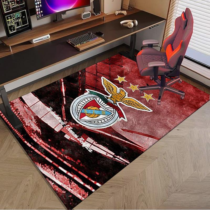 Ben Football Crest Printed Area Rug for Office, Chair Rug, Decorative Carpet Floor Mat, Large Size Fan gifts Christmas gifts