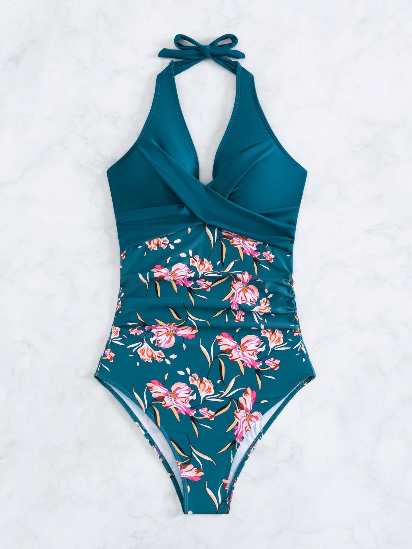 Swimsuit Women s Fashion Bikini European and American onesie Sexy one-piece beach swimsuit Swimsuit S
