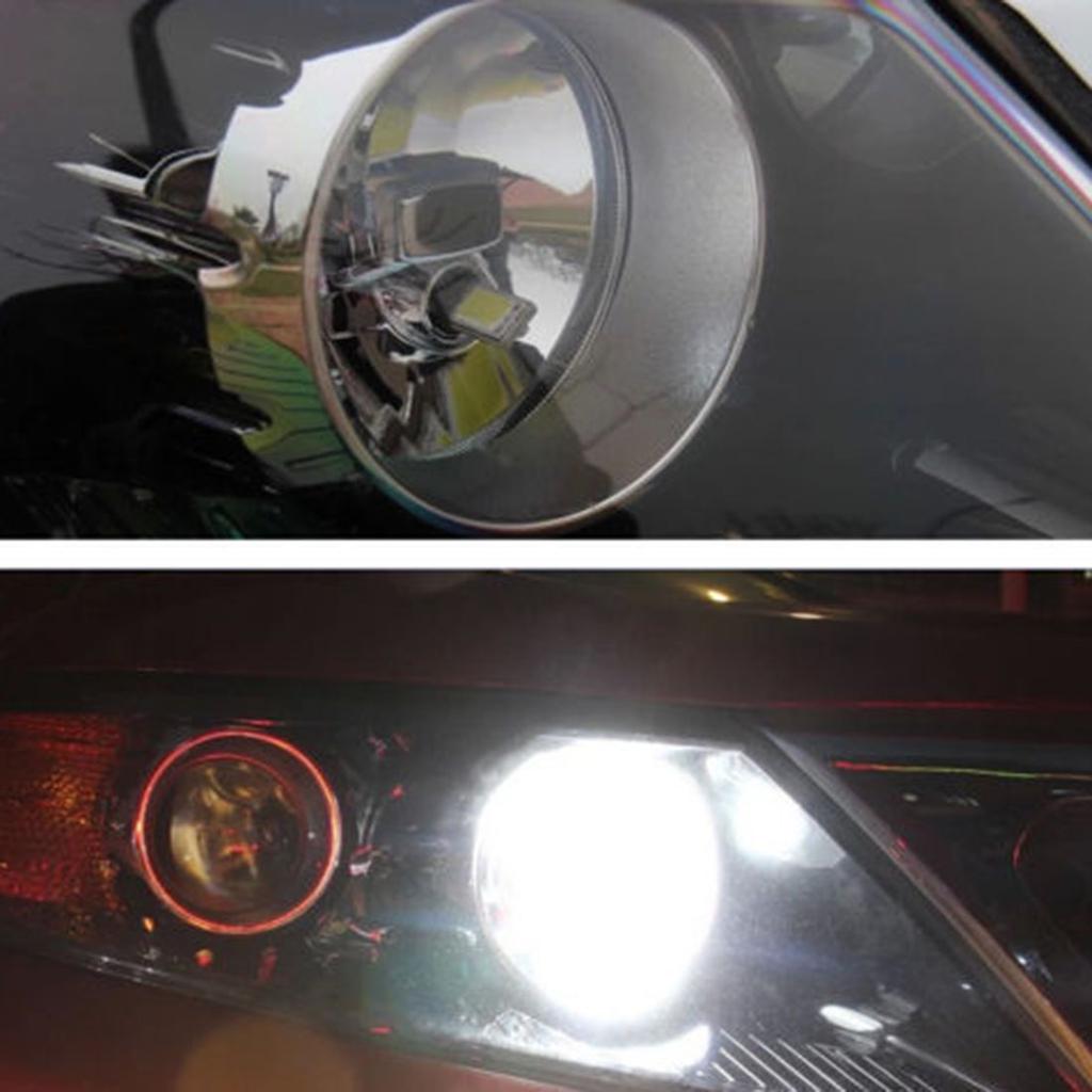 4/2Pcs T10 W5W 194 168 2825 12961 White LED 6W No Error COB Canbus Side Lamp Wedge Light Bulb