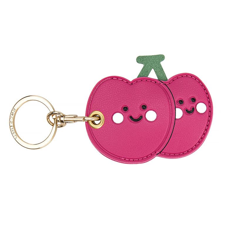 Bamen Bug Club Cartoon Access Control Card Leather Case Keychain Creative Cute Girl Key Pendant Bag Hanging Personalized Gifts