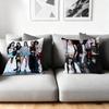 Korea Hot Girls Group Meowv Cushion Cover Silky Short Plush Home Sofa Cushion Cover - Invisible Zipper Home Decoration