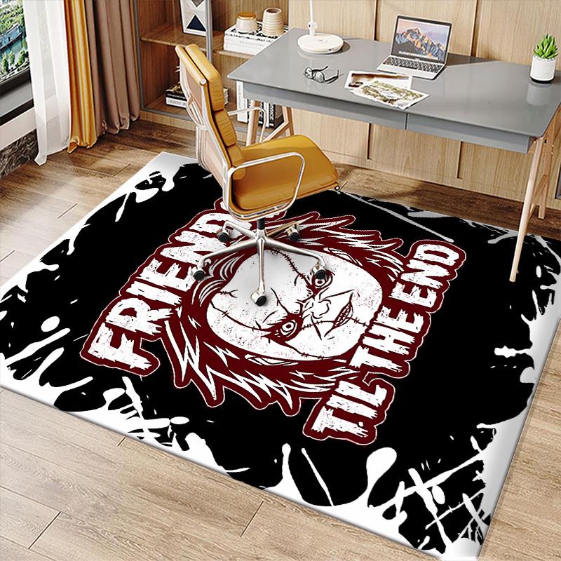 Chucky1 Printed Absorbent Washable Carpet, Non-Slip Bathroom Mats, Kitchen Rugs, Yoga Mat,Living Room Entrance, Camping Picnic Rugs