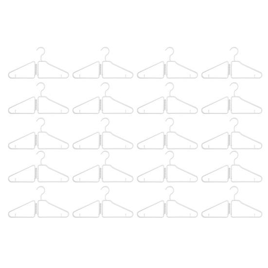 10/20Pcs Coat Hanger Foldable Thickened Strong Load-Bearing Anti-Slip Shoulder Design Small