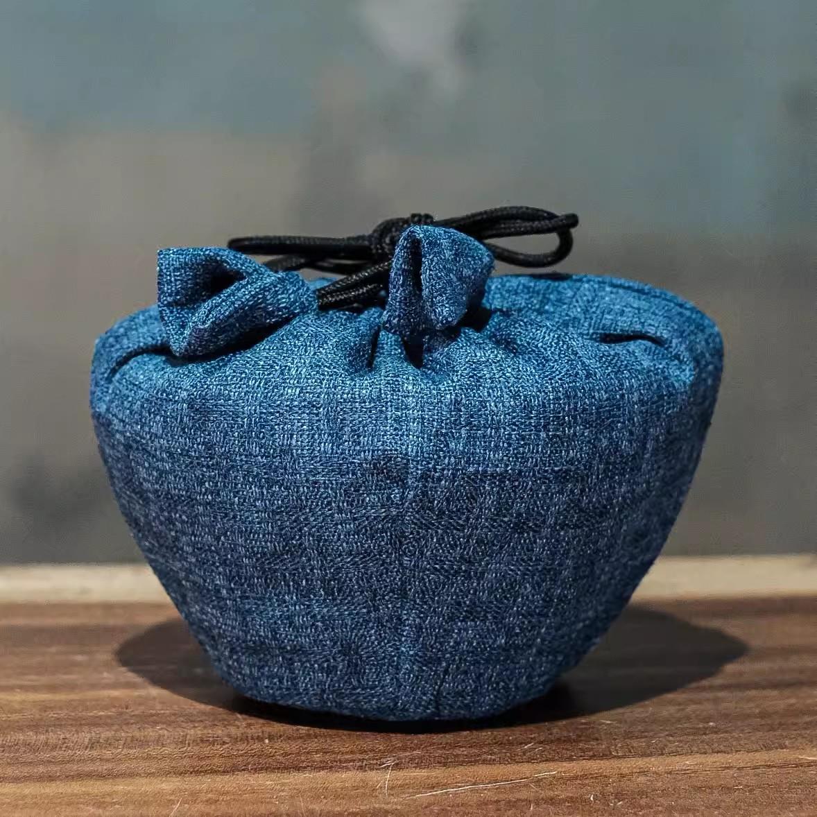 

Портативная тканевая сумка для чаепития, принадлежности для чайника в стиле Сун, сумка для хранения, чайный сервиз с чашками, чайные аксессуары