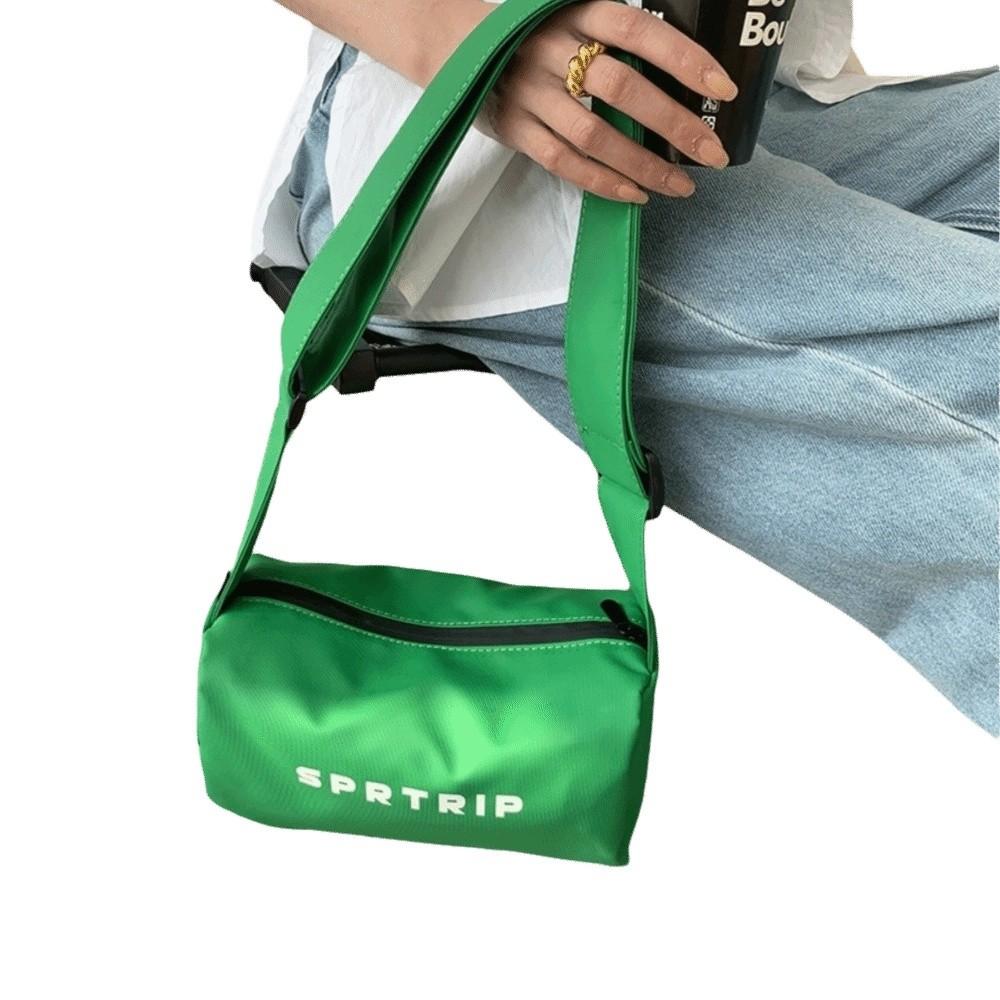 Adjustable Strap Sports Messenger Bag Casual Crossbody Pillow Bag Oxford Cloth Square Bag  Outdoor