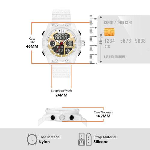 A|X ARMANI EXCHANGE Watch AX2961 Men's White