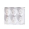 6-Cavity Little Rabbit Silicone Mold for Halloween Chocolate and Cake Baking